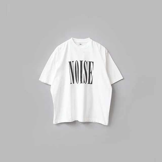 blurhms ROOTSTOCK ILLI-NOISE ROCK Print Tee WIDE – WHITE [bROOTS24S34B]