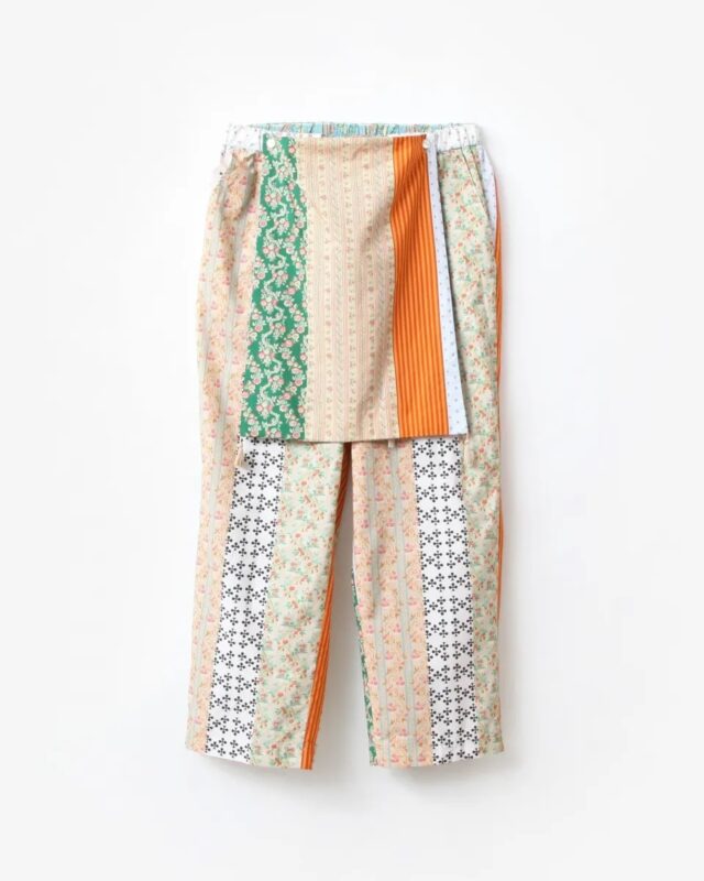 Midorikawa APRON EASY PANTS FLOWER [MID25AW-PT04B]