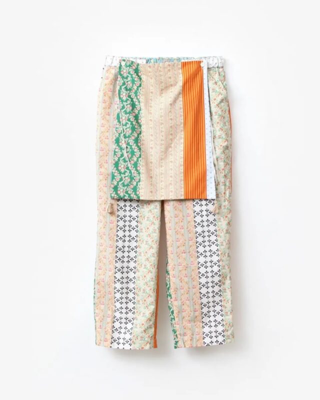 Midorikawa APRON EASY PANTS FLOWER [MID25AW-PT04B]