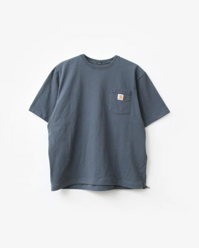 go-getter REMAKE POCKET T-SHIRT with DRAWCORD