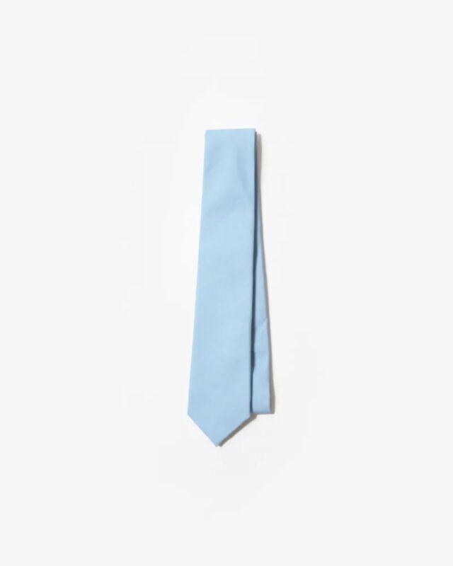 AURALEE WASHED FINX TWILL TIE [A25AT06TN]