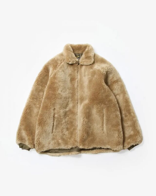 Needles Fur Jacket – Acrylic Pile Beige [RW175]
