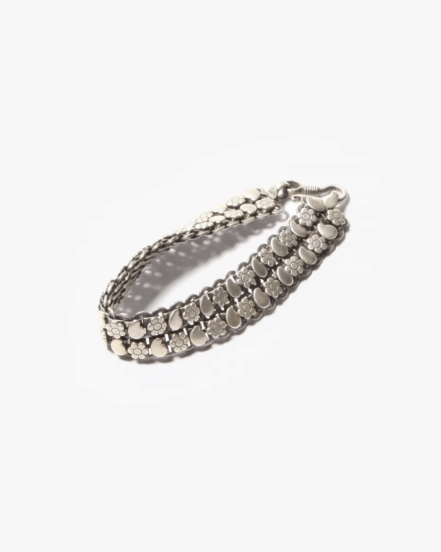 THARU SILVER  BRACELET – Double NEW FLOWER