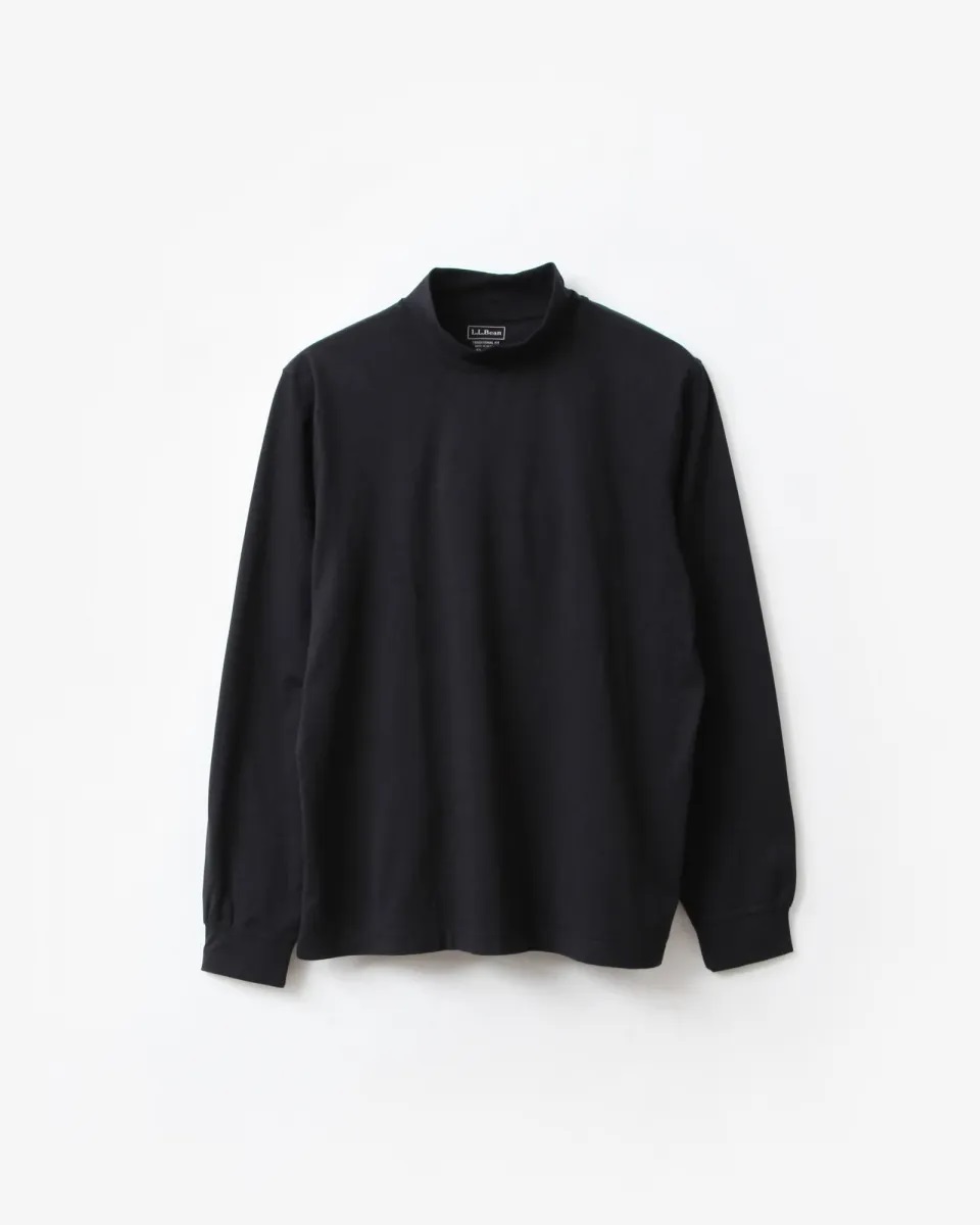 L.L.Bean  Carefree Unshrinkable Mockneck Shirt [508645]