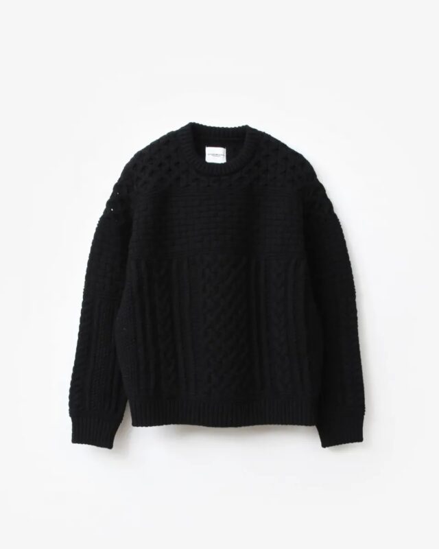 TheSoloist. fisherman’s crew neck sweater. [sk.0008AW25]
