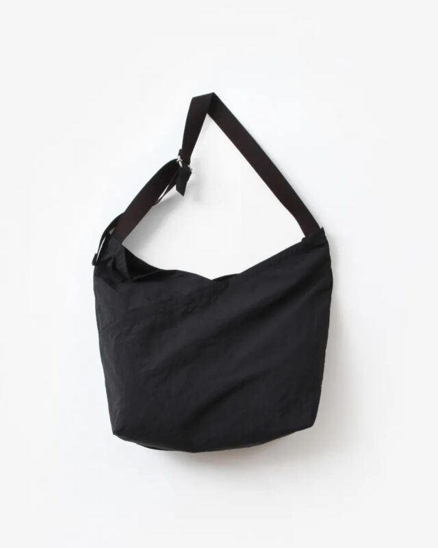 hobo AZUMA SHOULDER BAG M NYLON RIPSTOP BLACK [HB-BG4622]