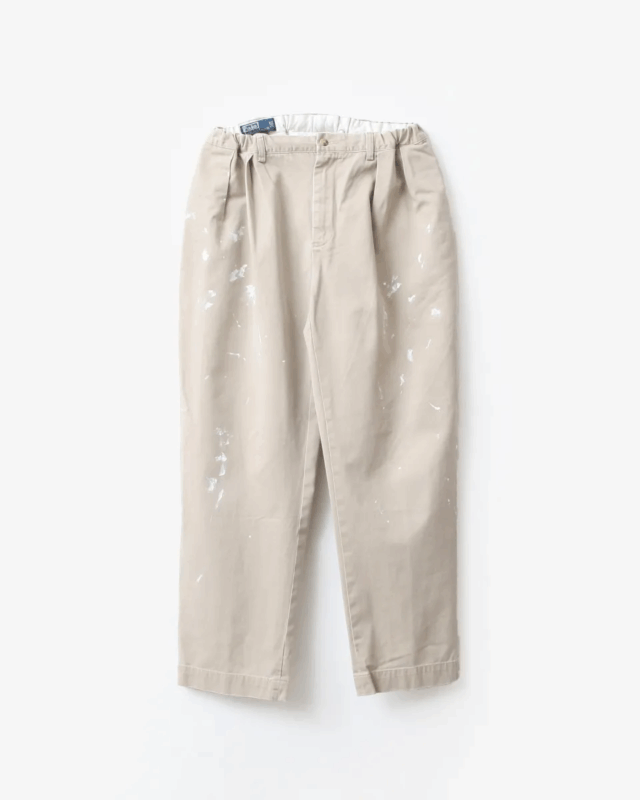go-getter  REMAKE PAINTED CHINO EASY PANTS
