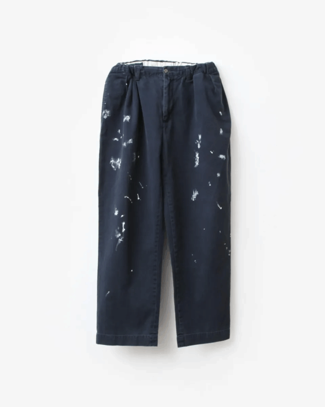 go-getter  REMAKE PAINTED CHINO EASY PANTS