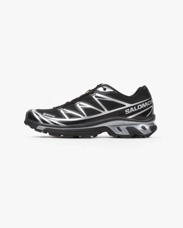 SALOMON SNEAKERS  XT-6 GTX #BLACK/BLACK/FTW SILVER [L47450600]