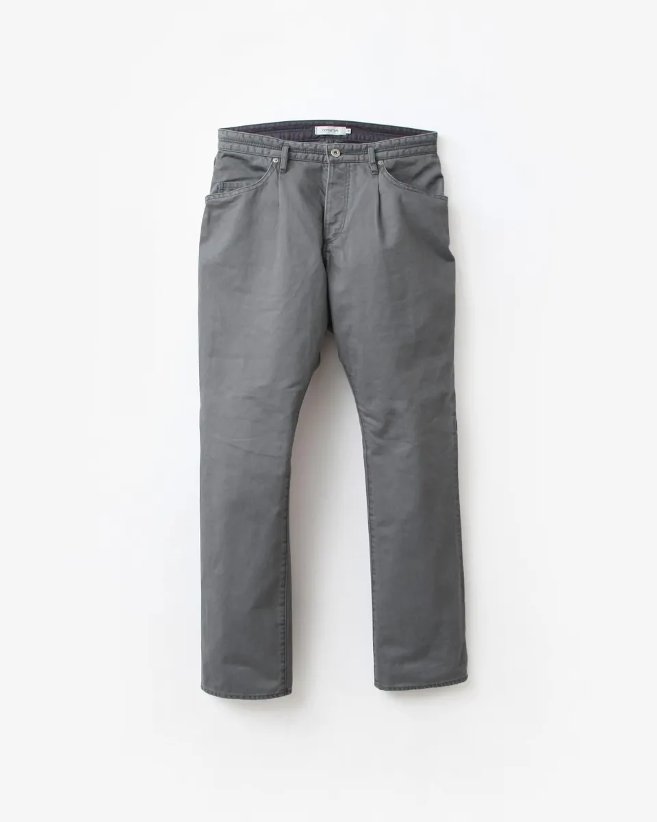 nonnative DWELLER 5P JEANS NR COTTON DRILL PIGMENT DYE GRAY [NN-P4707]