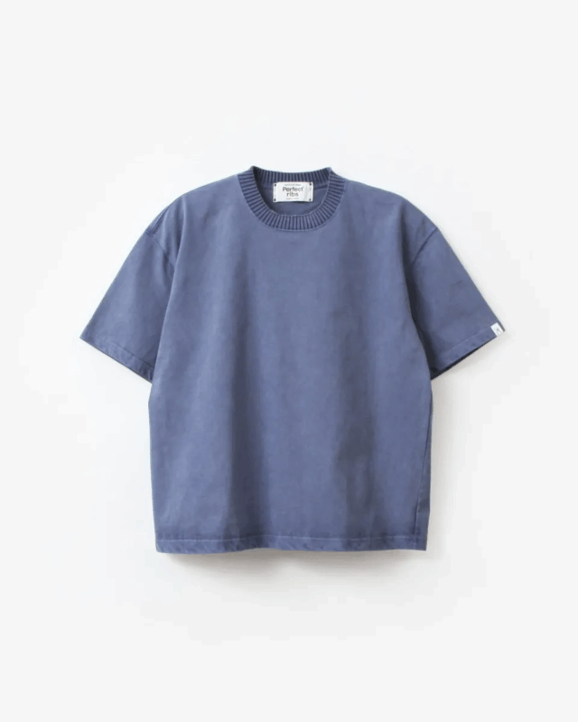 Perfect ribs  Basic Short Sleeve T Shirts  [PR534010F]