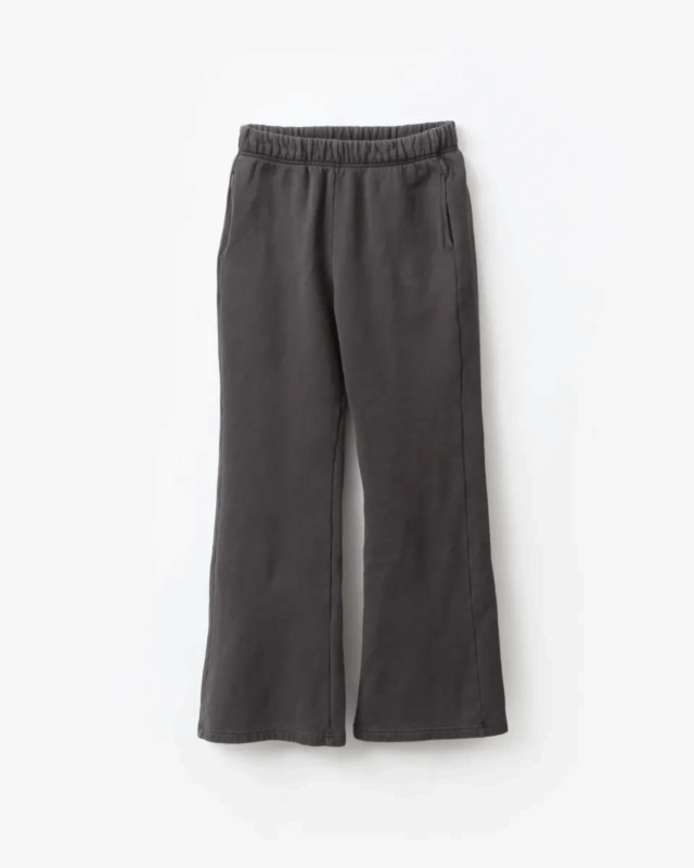 LES TIEN  HEAVYWEIGHT BELL BOTTOM PANT VINTAGE BLACK [CF-3080]