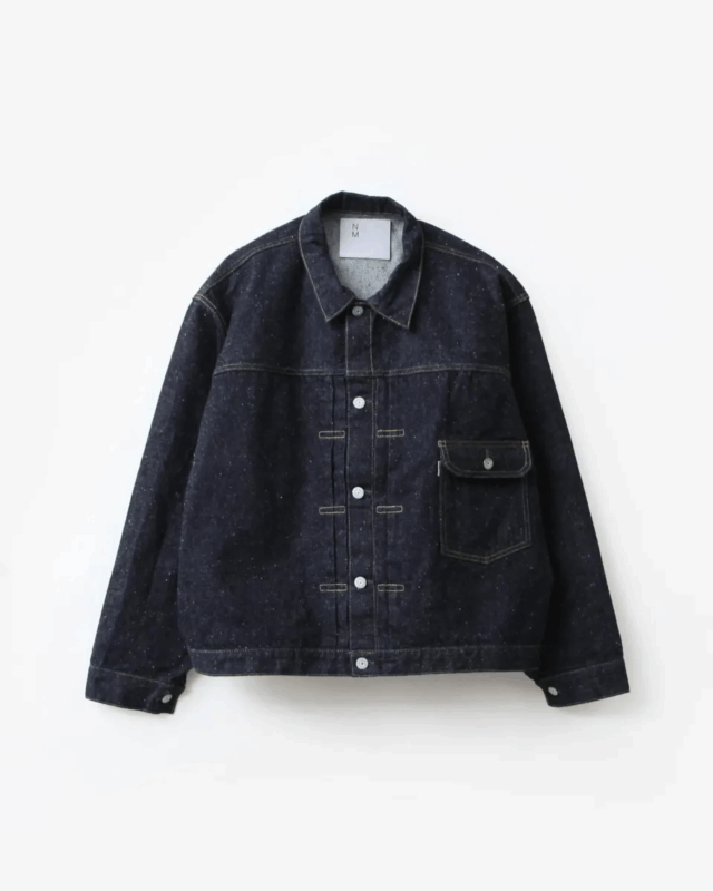 NEW MANUAL 023 LV T-BACK DENIM JACKET BLEACH ONE-WASHED IDG [JK-YY-0011]