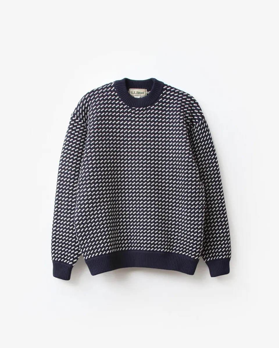 L.L.Bean  Wayne Sweater Bird’s Eye  [5575-2030]
