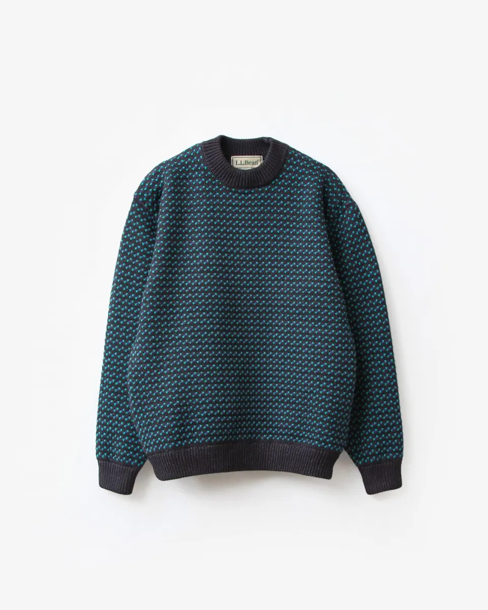 L.L.Bean  Wayne Sweater Bird’s Eye  [5575-2030]
