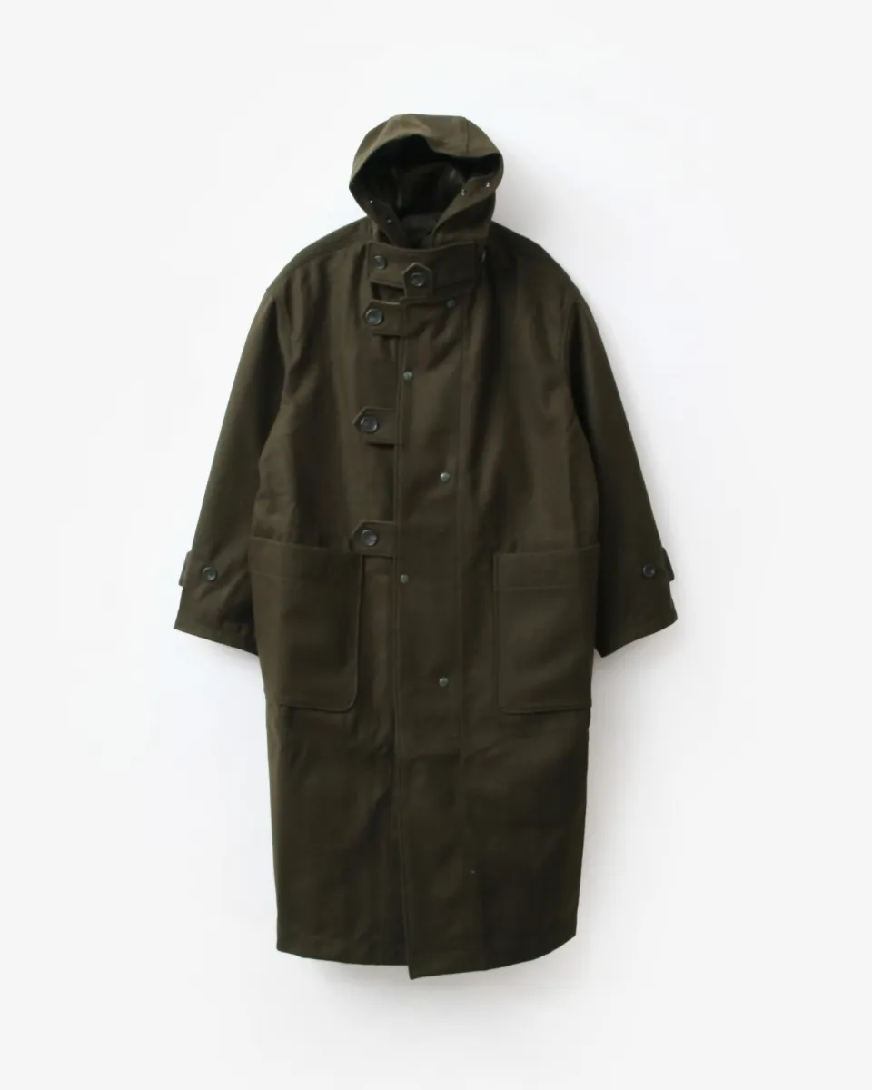Engineered Garments Duffle Coat – 24oz Wool Melton Olive [RV210]