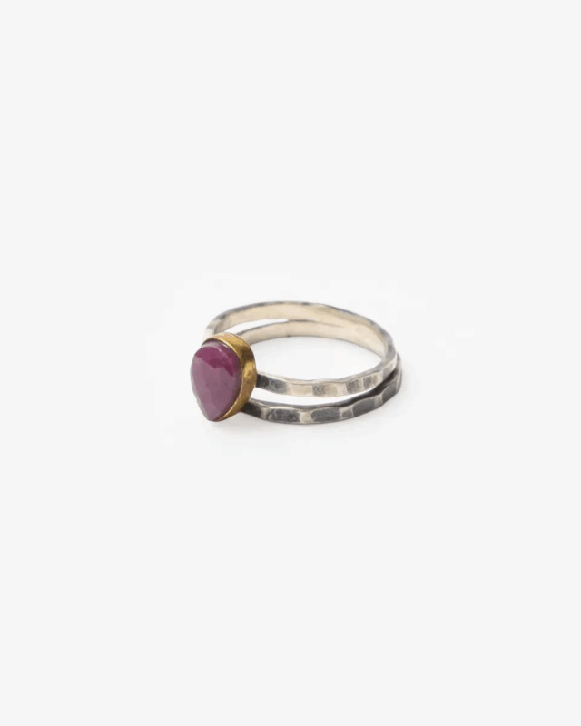 RAJPIA Natural Stone Ring [RAJ-001-SG]