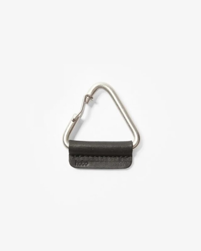 hobo TRIANGLE KEY RING with HORSE LEATHER [HB-A4701]