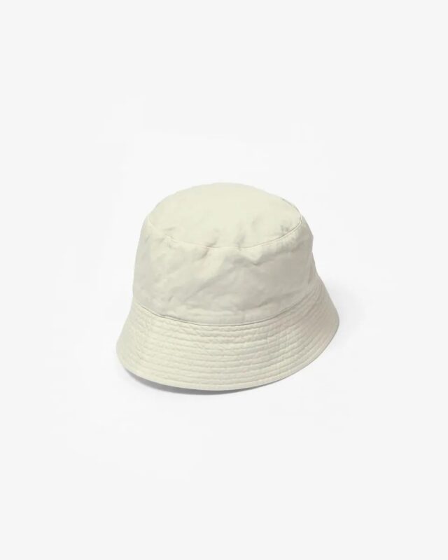 AURALEE GARMENT-DYED FINX CHINO BUCKET HAT MADE BY KIJIMA TAKAYUKI [A26SC01KT]