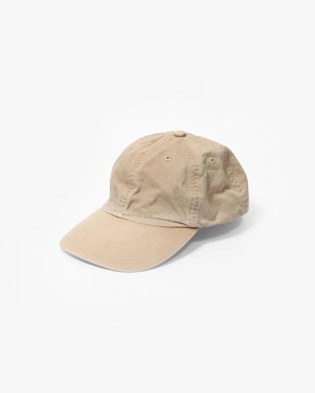AURALEE GARMENT-DYED FINX CHINO CAP MADE BY KIJIMA TAKAYUKI [A26SC02KT]