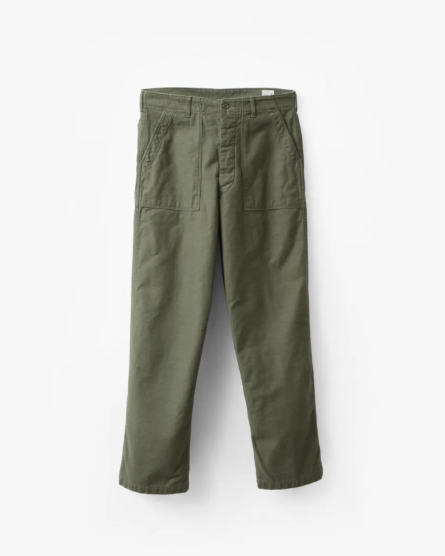 orSlow  VINTAGE FIT FATIGUE PANTS DARK OLIVE [03-V5002-77]