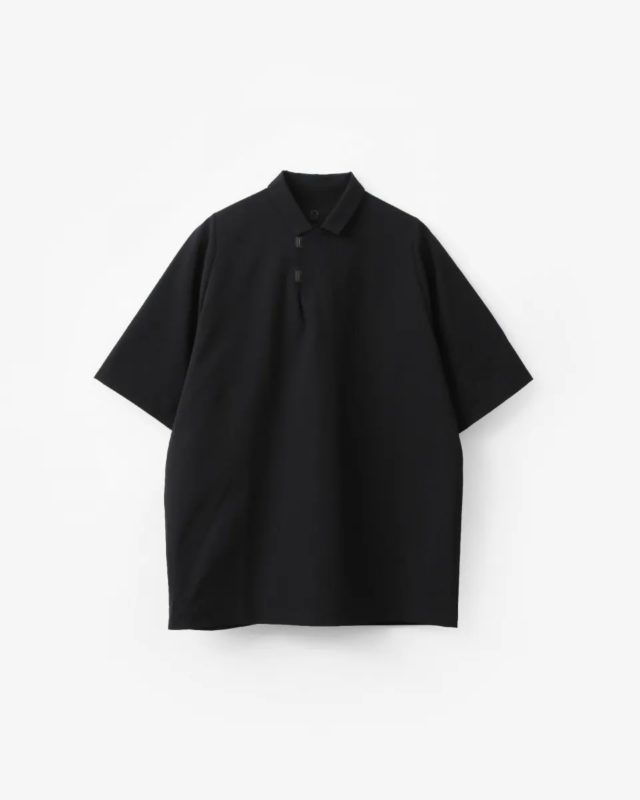 TEATORA CAPSULESNAP POLO SHIRT SOLOMODULE BLACK [TT-CSNAP-POLO-SM]