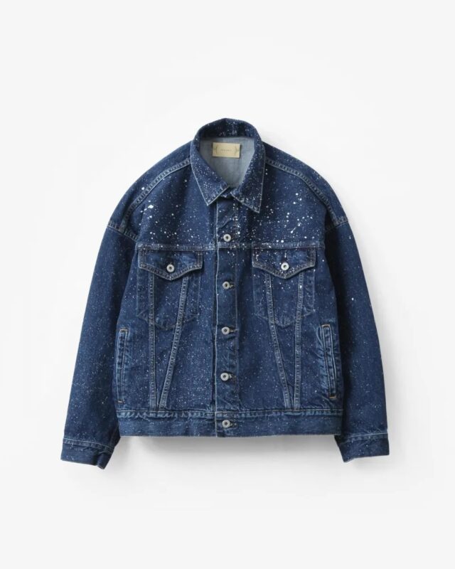 cantate Big Trucker Jacket (GALACTIC WASH) GALACTIC INDIGO [CA0578]