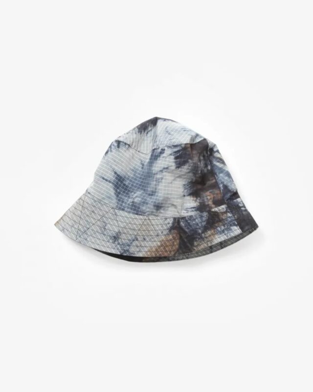 Engineered Garments Bucket Hat – Nylon Tie Dye Print Ripstop Navy [SW392]