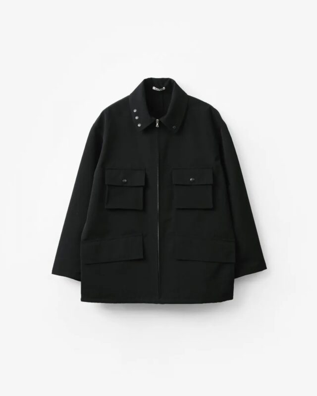 AURALEE WOOL MAX CANVAS BLOUSON [A26SB02WC]