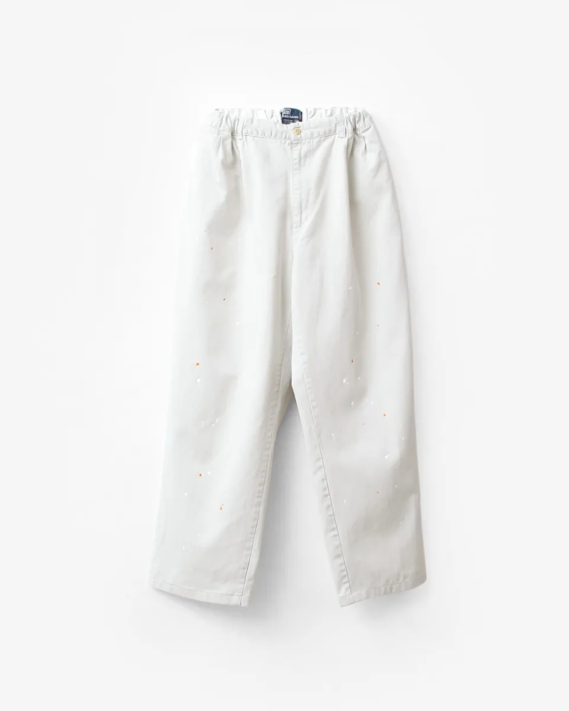 go-getter  REMAKE PAINTED CHINO EASY PANTS