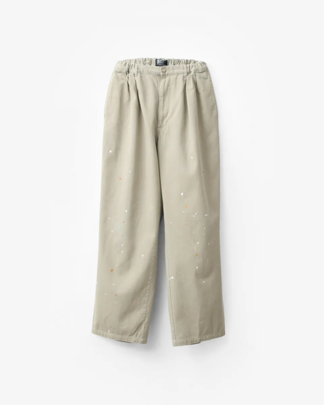 go-getter  REMAKE PAINTED CHINO EASY PANTS