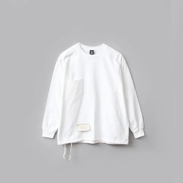 HESTRADA Gee-Wiz  L/S SWITCH POCKET TEE with ATHLETIC SHOE LACE [310]