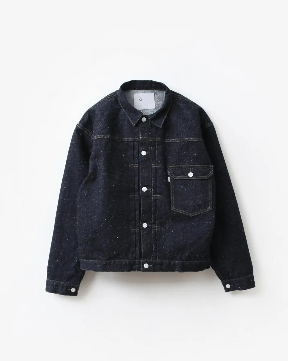 NEW MANUAL 001 T-BACK DENIM JACKET ONE-WASHED D.IDG [2066SSJK-YY-0001]