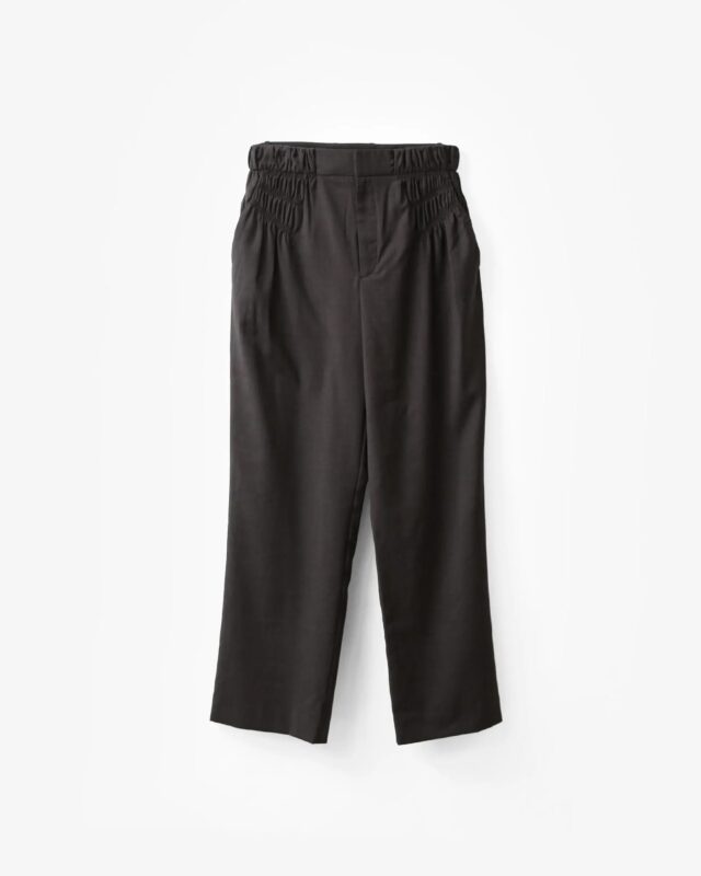 KIKO KOSTADINOV MINNA GATHERED TROUSER UMBER BROWN [KKSS26T05-20]