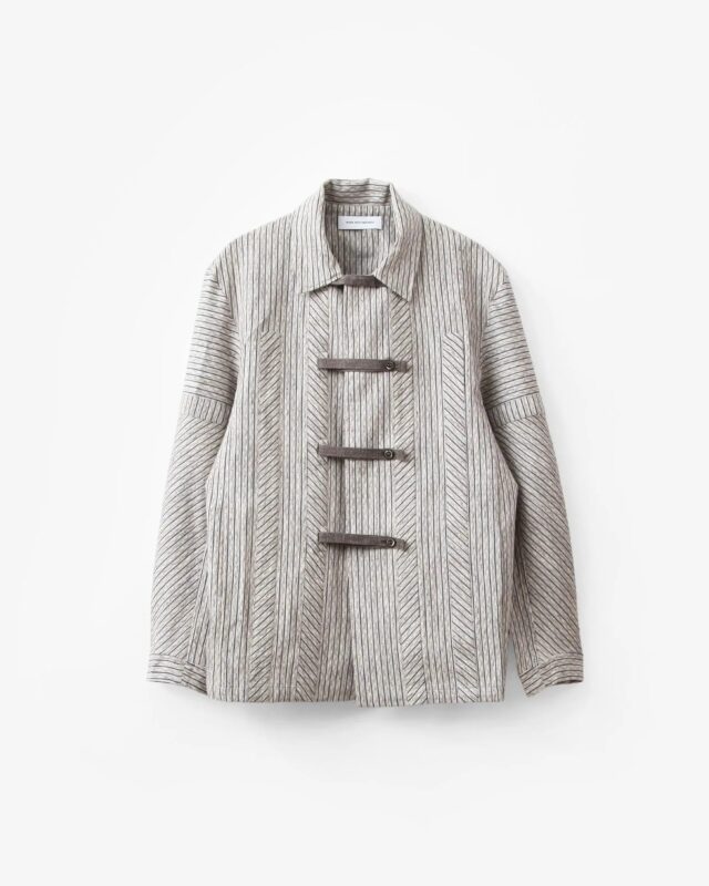 KIKO KOSTADINOV KYAN SHIRT TAN & BLUE [KKSS26SH01-66]