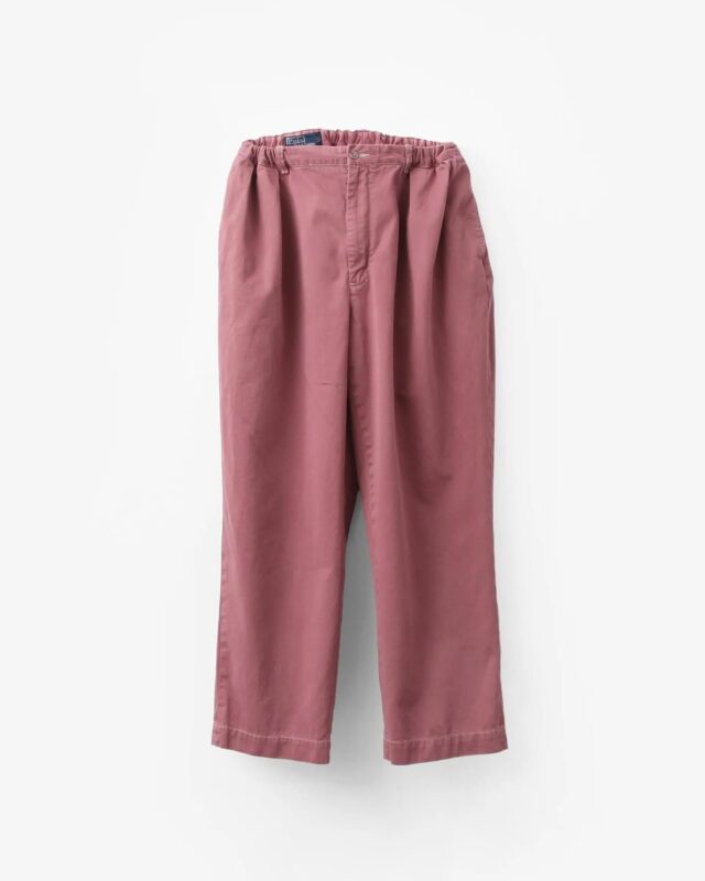 go-getter Remake Chino Easy Pants Garment Dye Dusty Pink type:A~F
