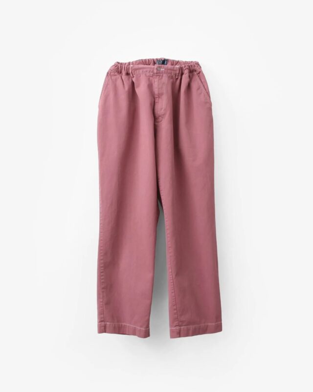 go-getter Remake Chino Easy Pants Garment Dye Dusty Pink type:A~F