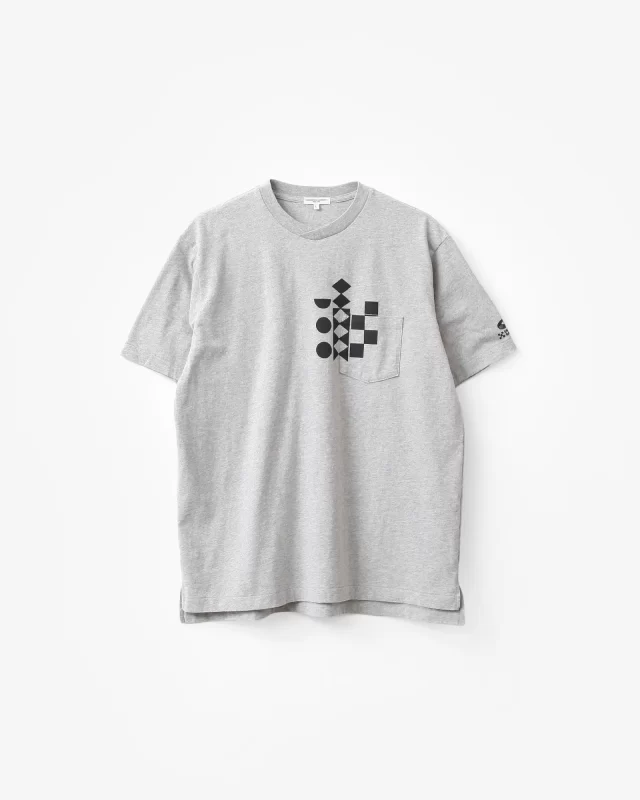 Engineered Garments Printed Cross Crew Neck T-shirt