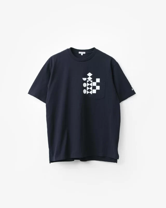 Engineered Garments Printed Cross Crew Neck T-shirt