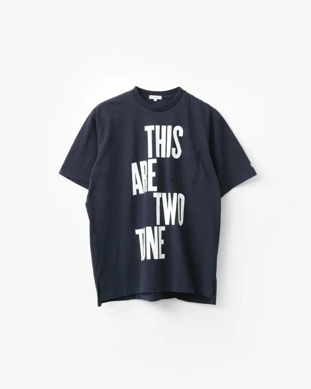 Engineered Garments Printed Cross Crew Neck T-shirt