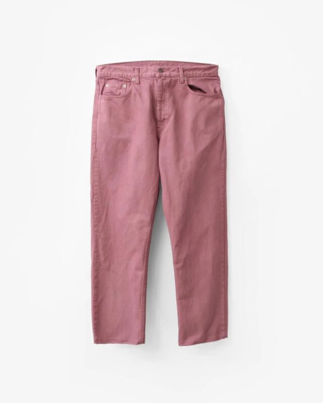 go-getter 5P JEAN GARMENT DYE SMOKY PINK