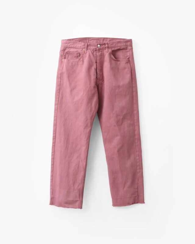 go-getter 5P JEAN GARMENT DYE SMOKY PINK