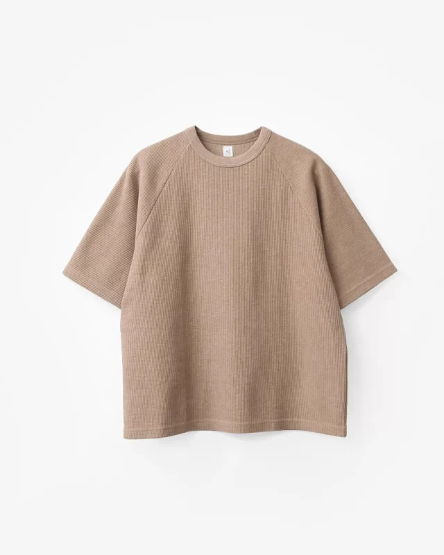 blurhms ROOTSTOCK Rough&Smooth Thermal Raglan Tee [bROOTS24S21S26]