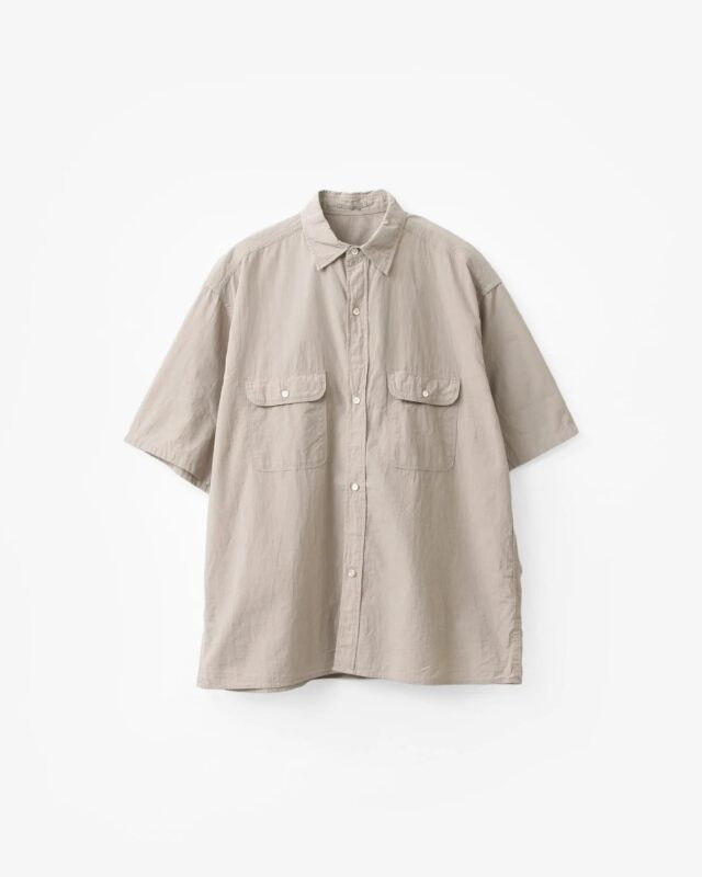 blurhms Hard Twist Chambray Work Shirt S/S [bROOTS26S4]
