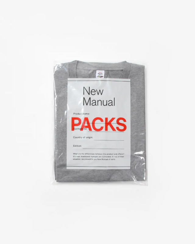 NEW MANUAL “PACK” 2P TEE [2026SS-CS7-YT]