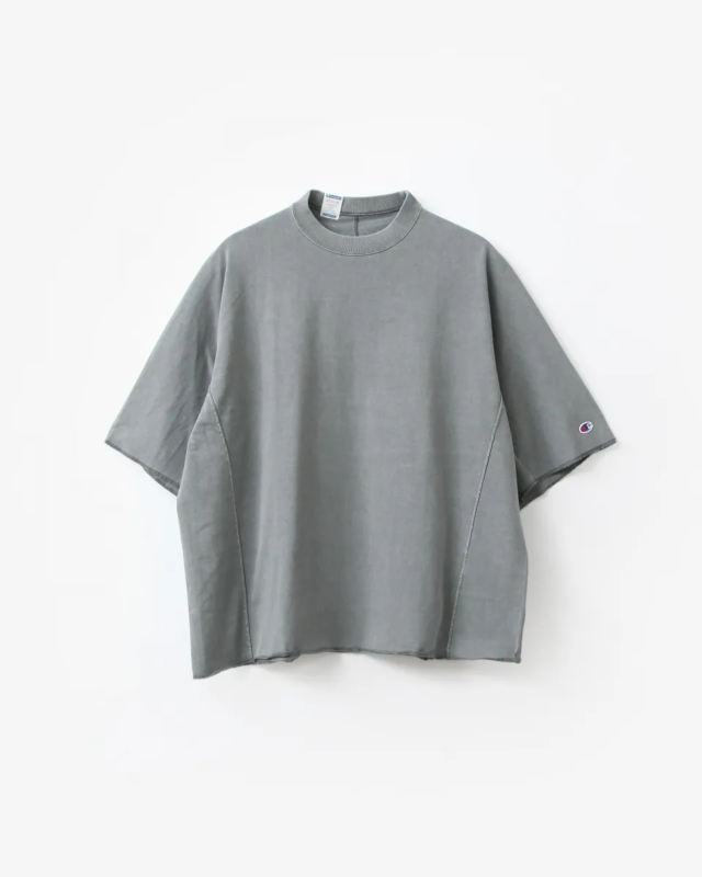 N.HOOLYWOOD×CHAMPION T-SHIRT GRAY [C8-D357]