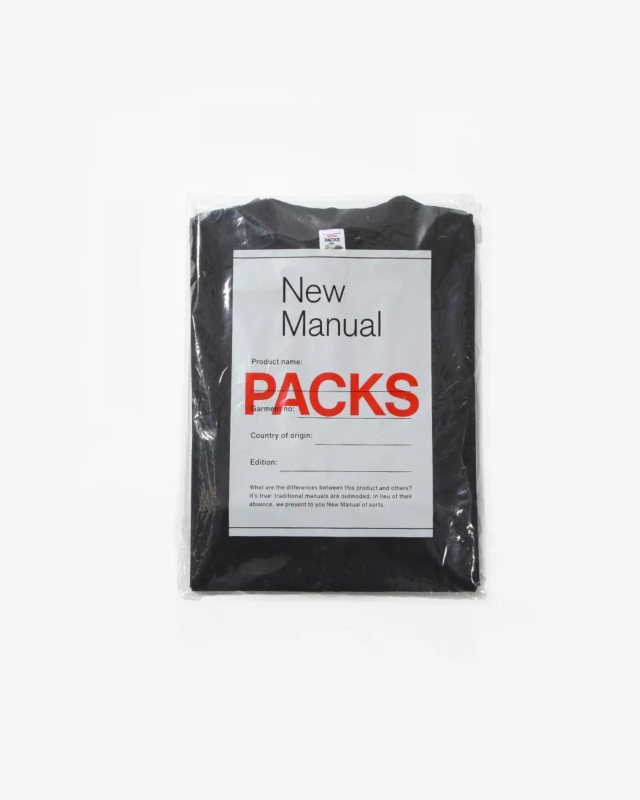 NEW MANUAL “PACK” 2P TEE [2026SS-CS7-YT]