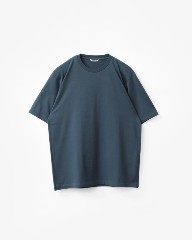 AURALEE  LUSTER PLAITING TEE  [A00P02GT]