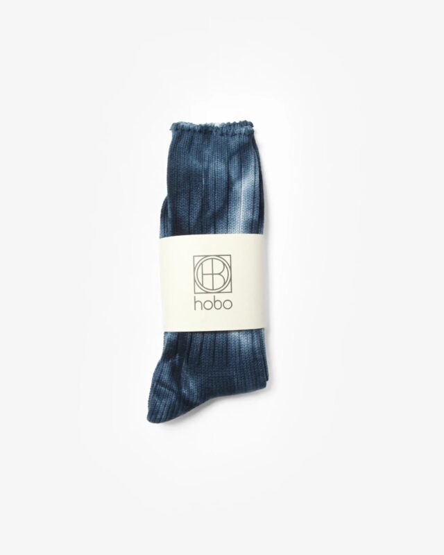 hobo TIE-DYED CREW SOCKS C/N/PU