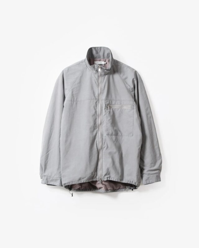 nonnative HIKER FULL ZIP JACKET NYLON RIPSTOP PIGMENT DYE WITH WINDSTOPPER® GRAY [NN-J4813]
